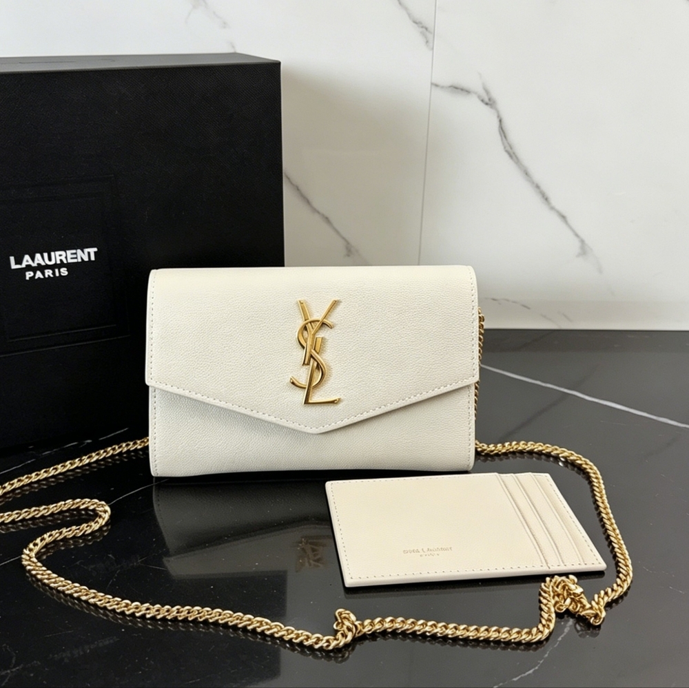 Saint Laurent Envelope Chain Wallet